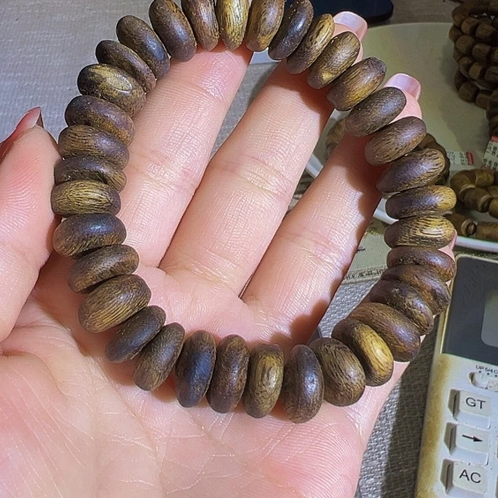 手串沉香九九沉树丁虫漏单圈绿棋