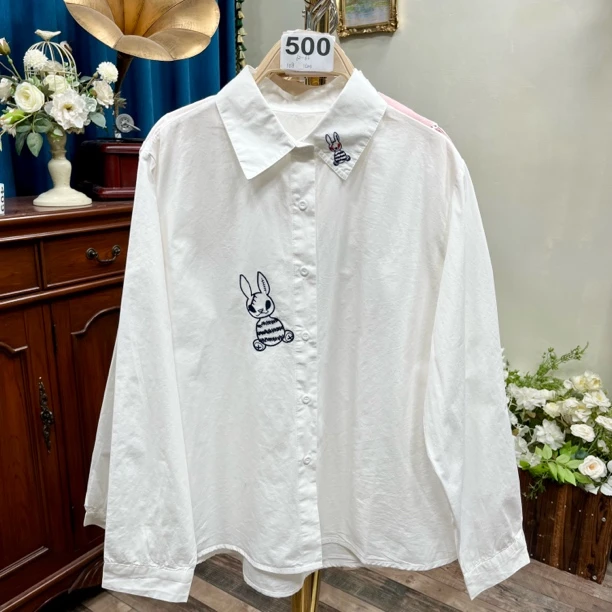 500-599 春装新款衬衫棉布小清新衬衣春季上衣时尚款
