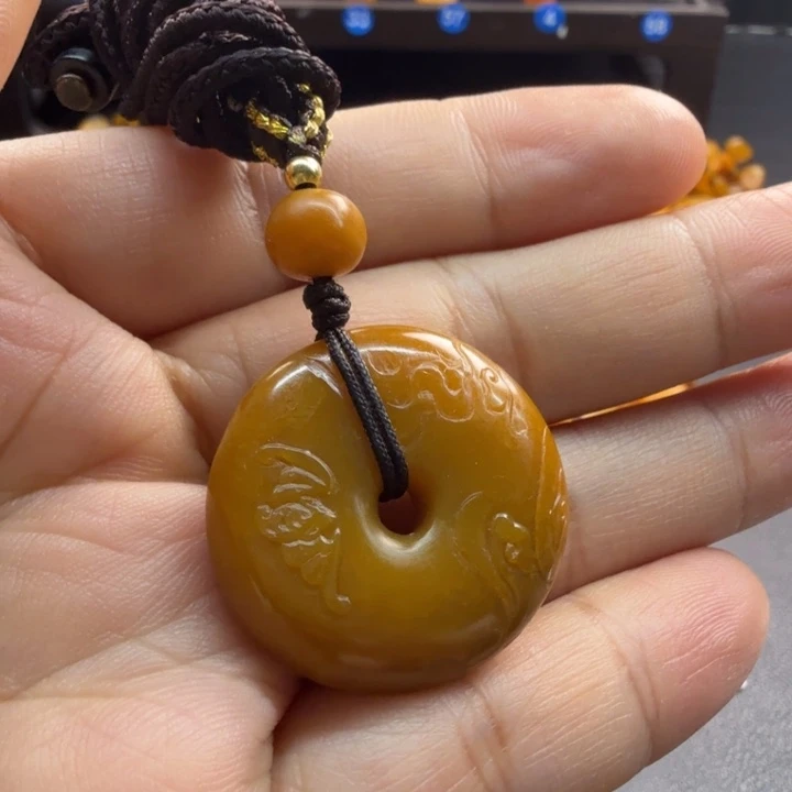 道***我田黄石田黄石挂件