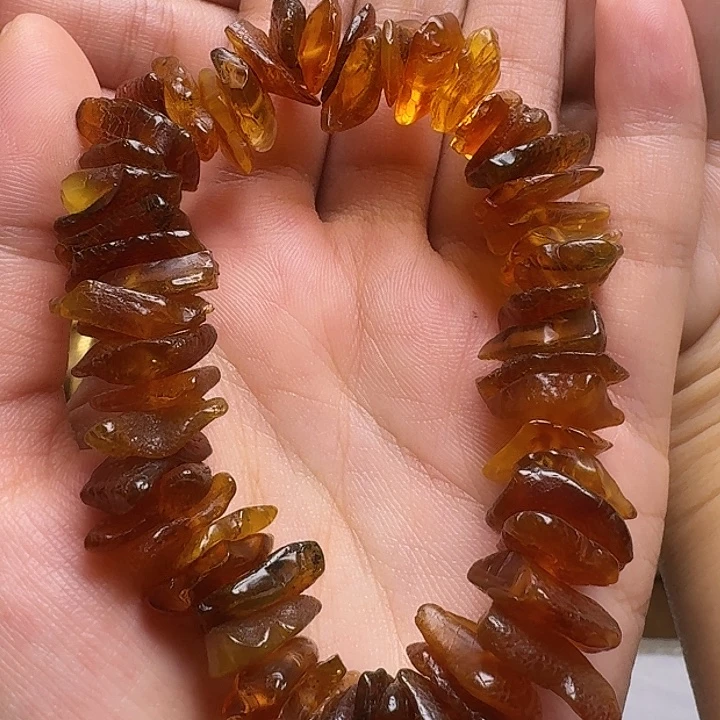 4***D蜜蜡未镶嵌手链手串