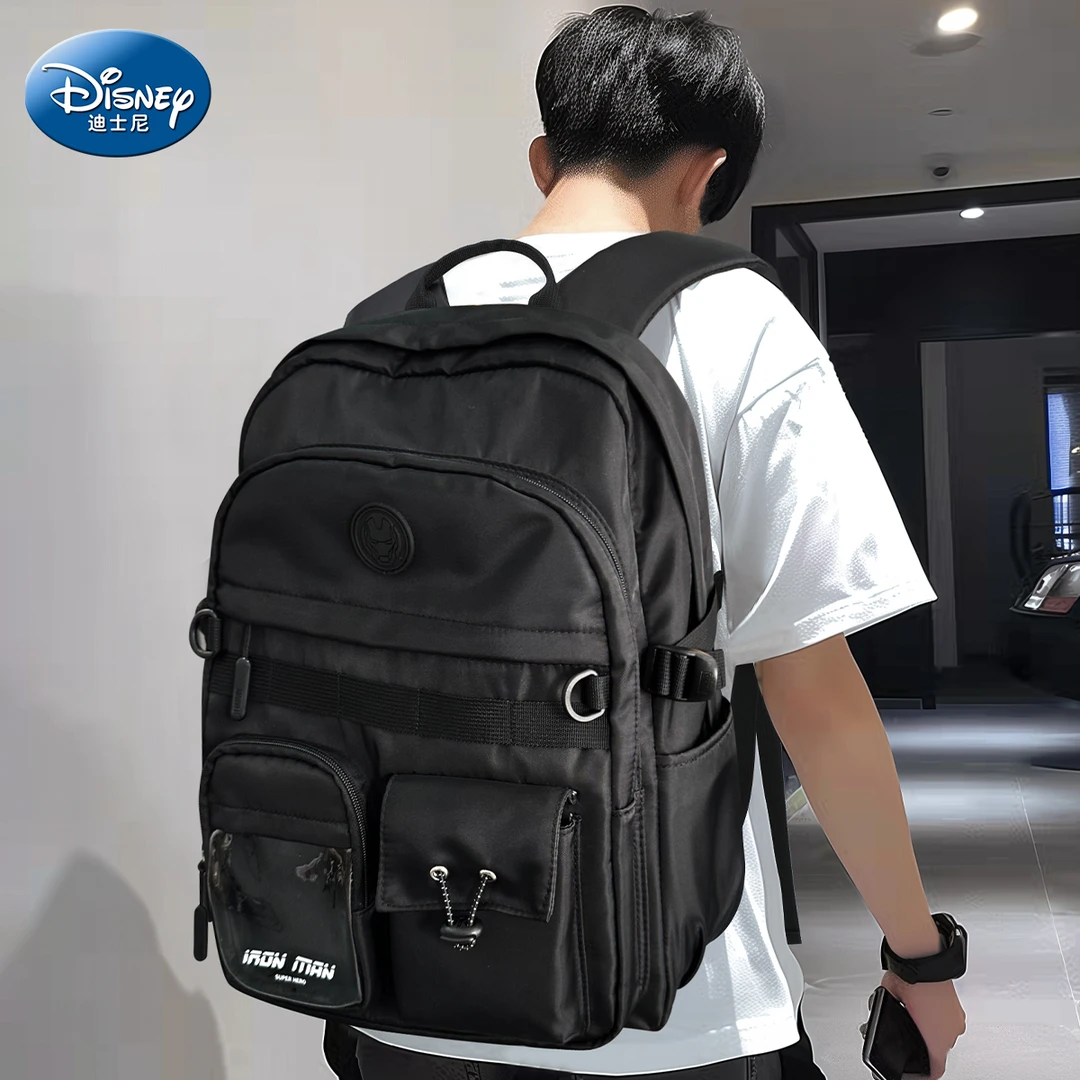 【清仓】钢铁侠小学生书包3-6年级初中高中男孩轻便双肩包漫威背包4
