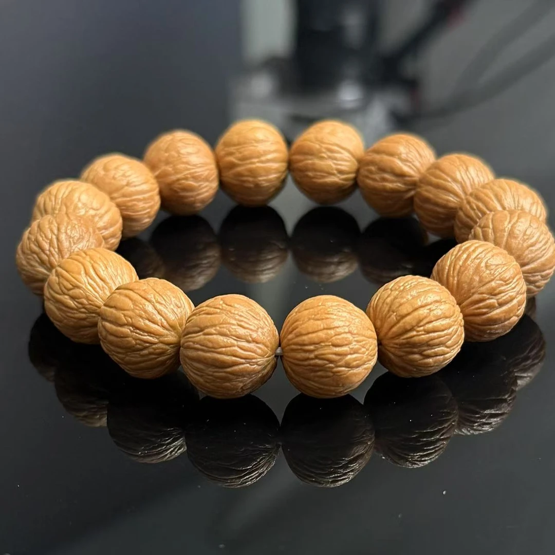 穷哥们出品-凤羽-猴头手串 原皮原色 全品无暇