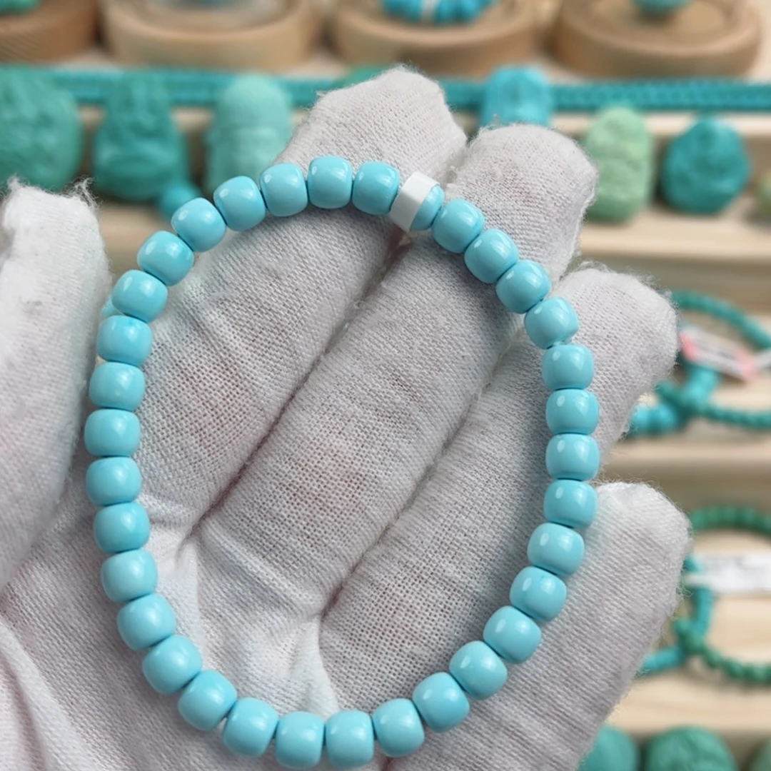 未镶嵌绿松石尺寸6mm