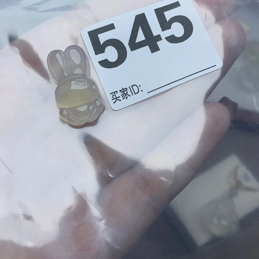 玛瑙/玉髓颈饰合金兔*子