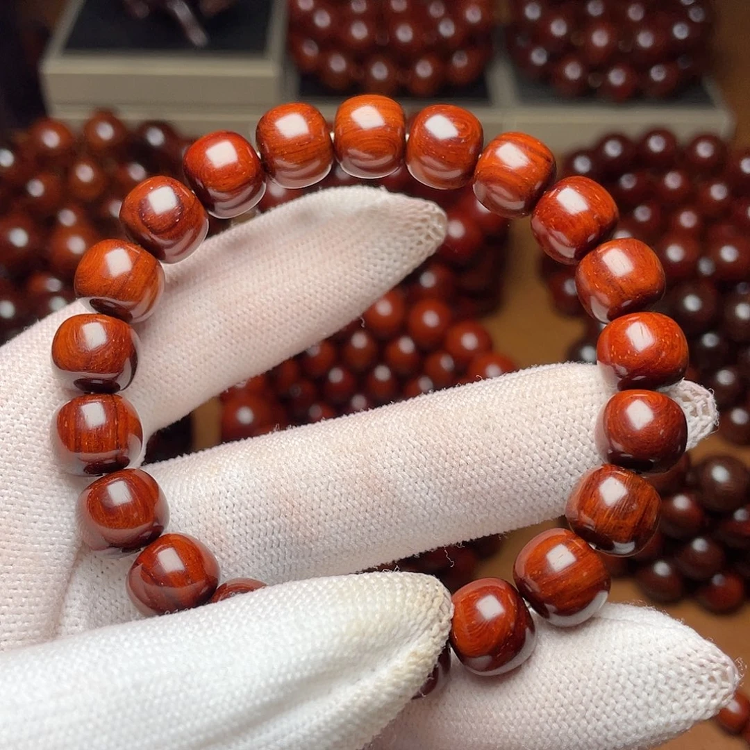 手串/手链小叶紫檀原生态印度小叶紫檀1.1桶珠