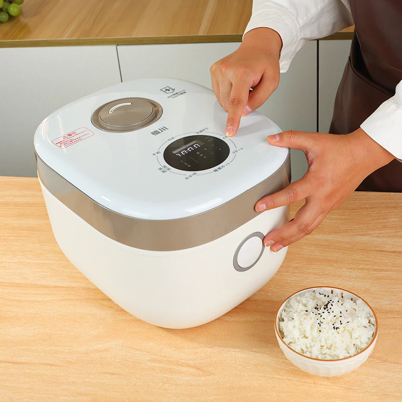 日本榎川电饭煲米汤分离家用电饭煲4L电饭锅家人用可预约粥汤锅