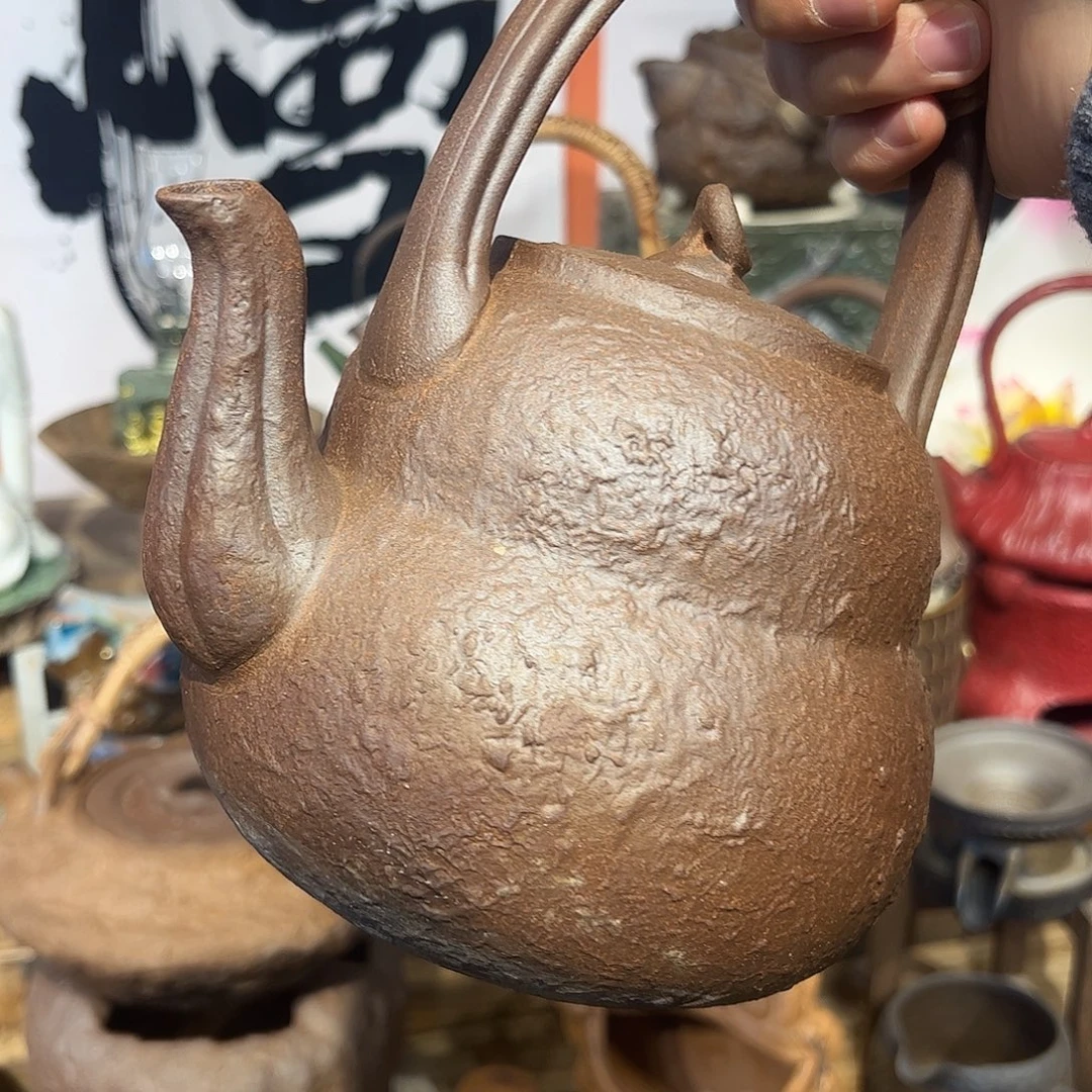 原矿粗陶老岩泥裸烧茶具