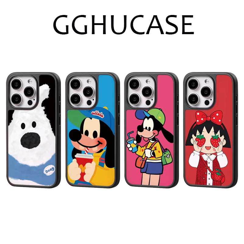 AG磨砂玻璃壳亲肤手感适用苹果iPhone16promax可爱15防摔手机壳