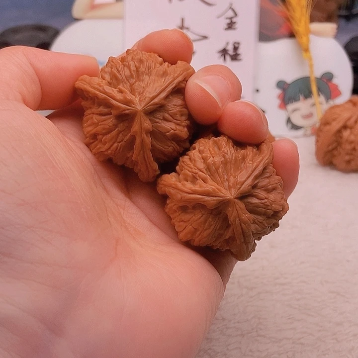 吊坠文玩核桃小***塞三棱