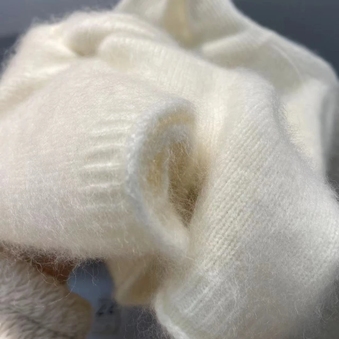 针织毛衣百搭时尚慵懒风圆领秋冬网红纯色ins