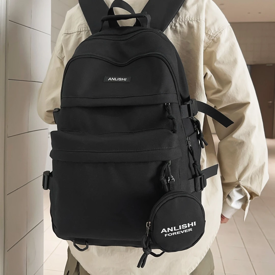 书包女初高中学生书包时尚校园背包小学生五六年级轻便减负双肩包