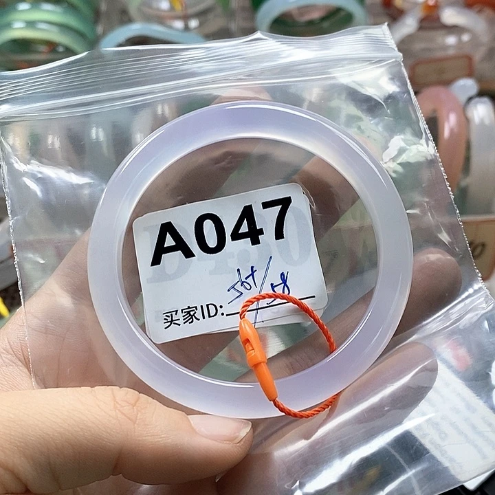 玛瑙/玉髓手镯未镶嵌紫*米