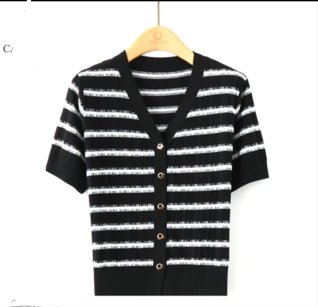 【主播推荐1003】2025春夏时尚新款网红短袖气质显瘦女百搭