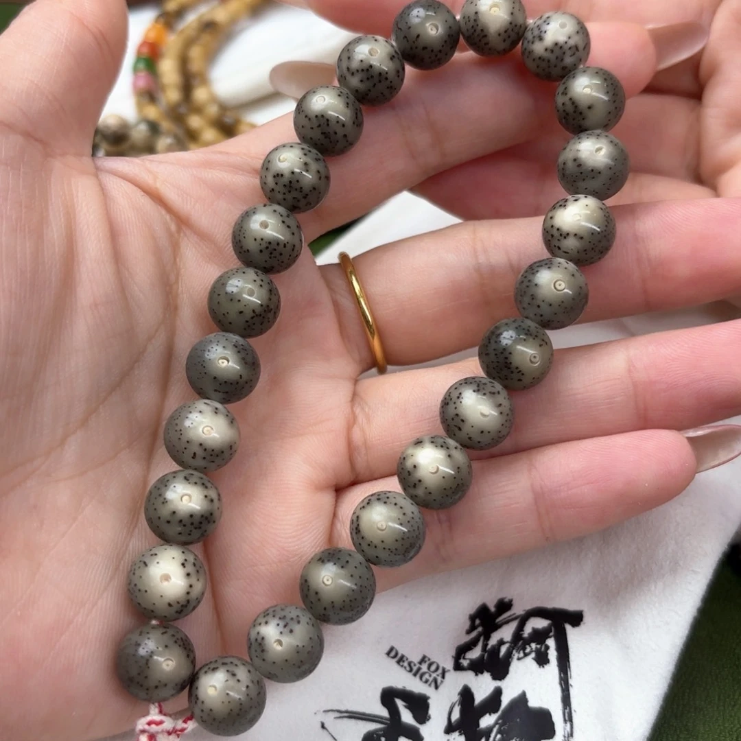 手串星月菩提10mm圆珠手持❗️糯冰石玉料❗️