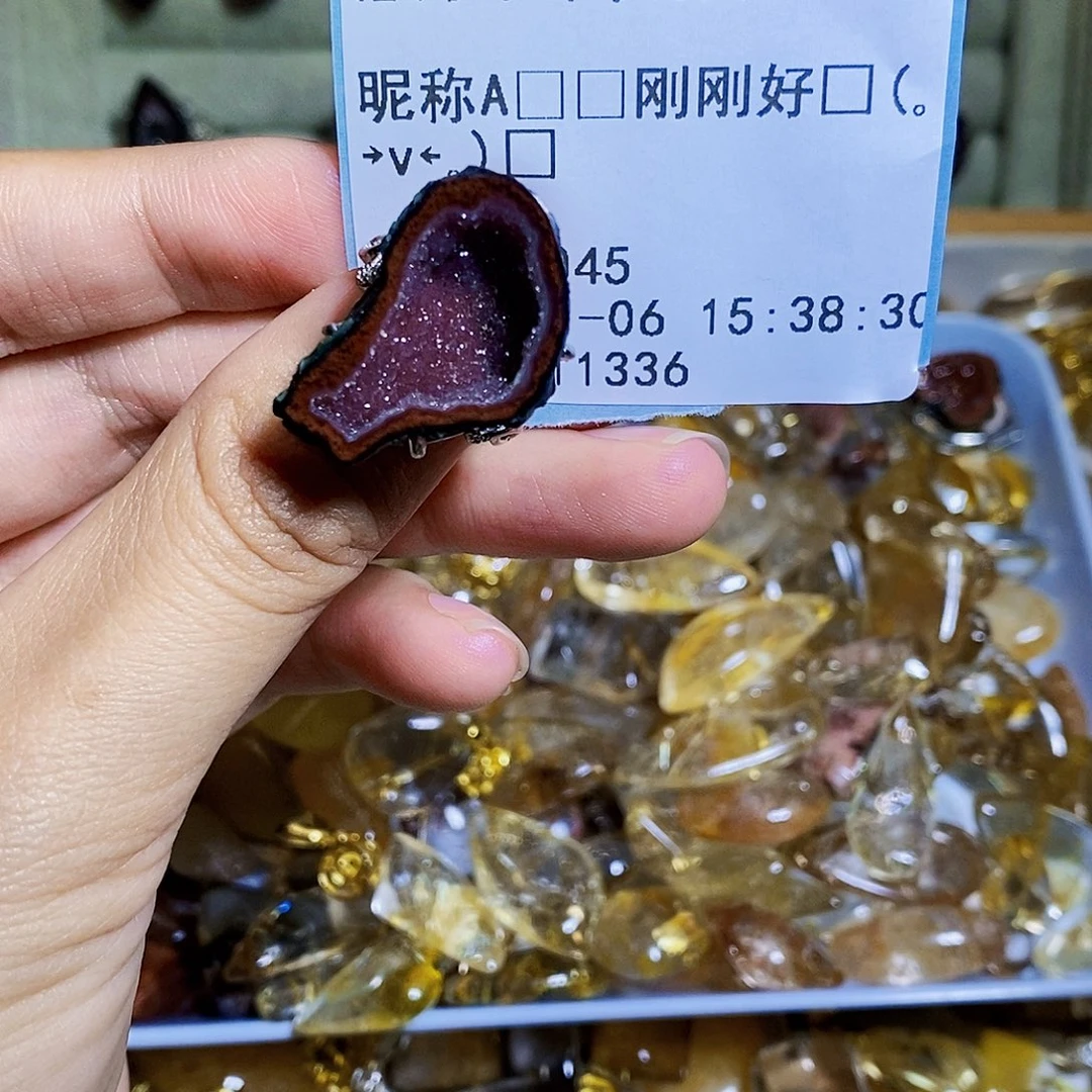 A****银S925镶嵌烟晶戒指