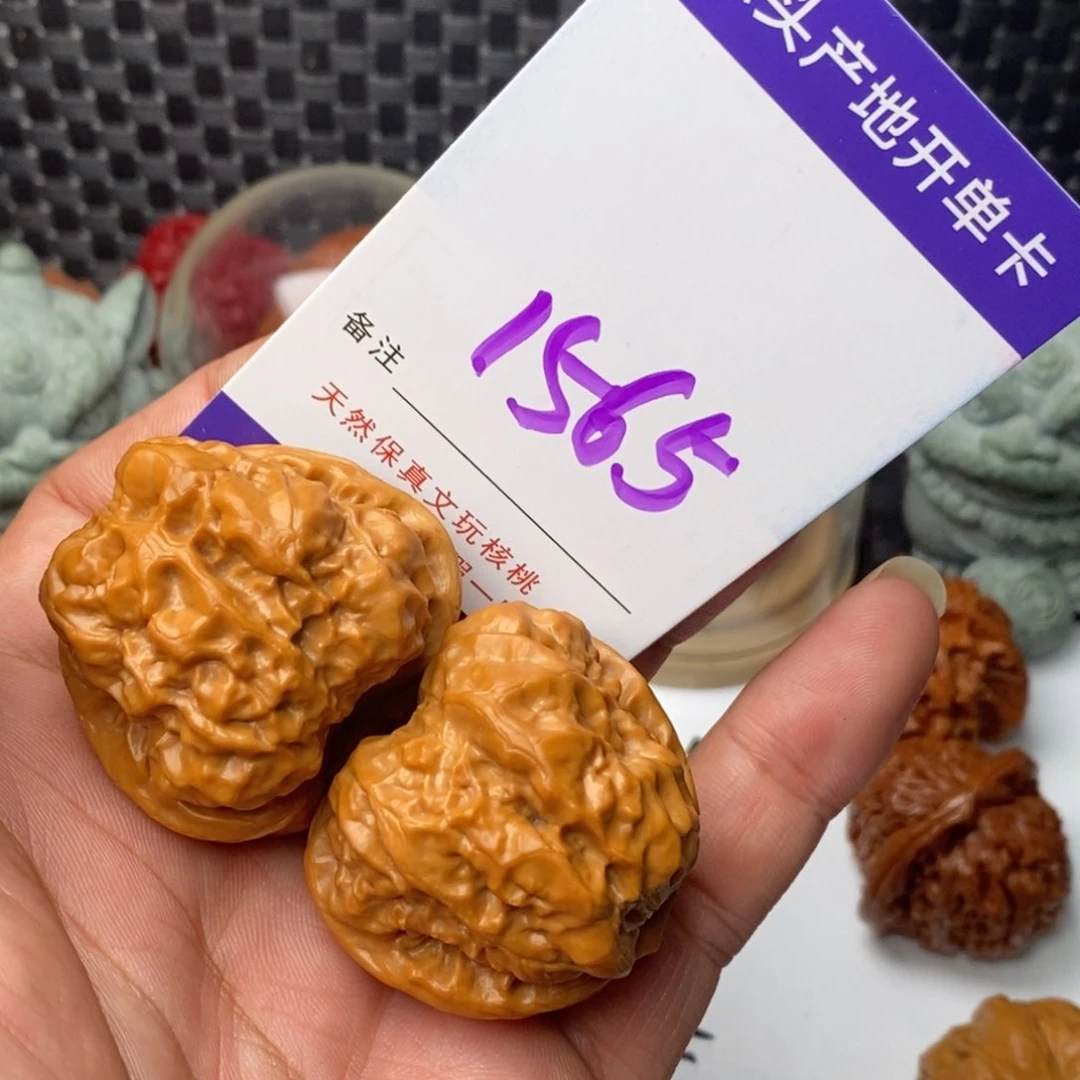 桃核吊坠核桃一对