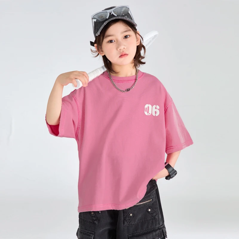 男童夏款T恤衫2025新款夏季短袖中大儿童上衣潮【奇斯熊】B5082