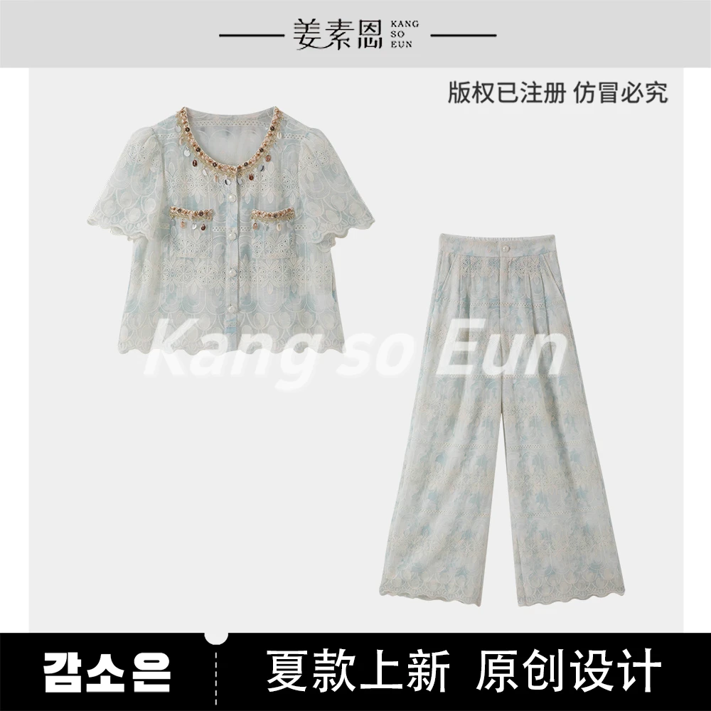 【小呆鸟专享】【可可西里】气质时尚设计感新款休闲套装GY25XT070387