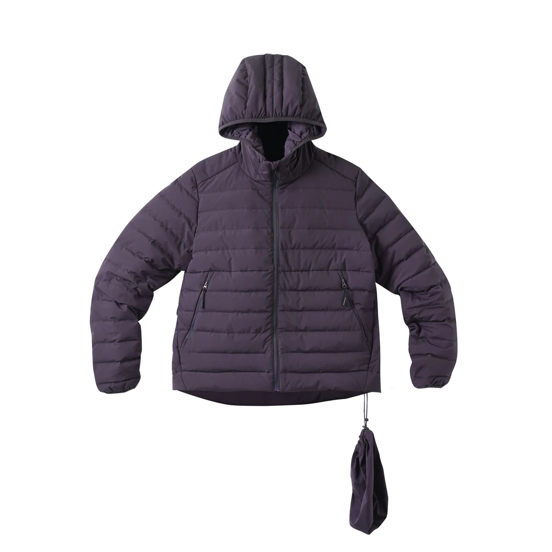 浪清/浪清女装推荐 凯莉茜保暖舒适连帽鹅绒服43681#