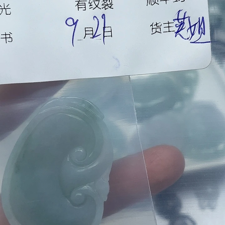 浅***莉翡翠未镶嵌颈饰天然翡翠