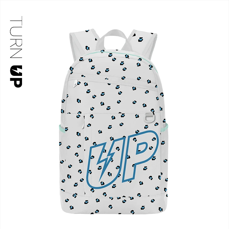 TURNUP新款百搭女款通勤流行款双肩包小众便携大学生大容量电脑包