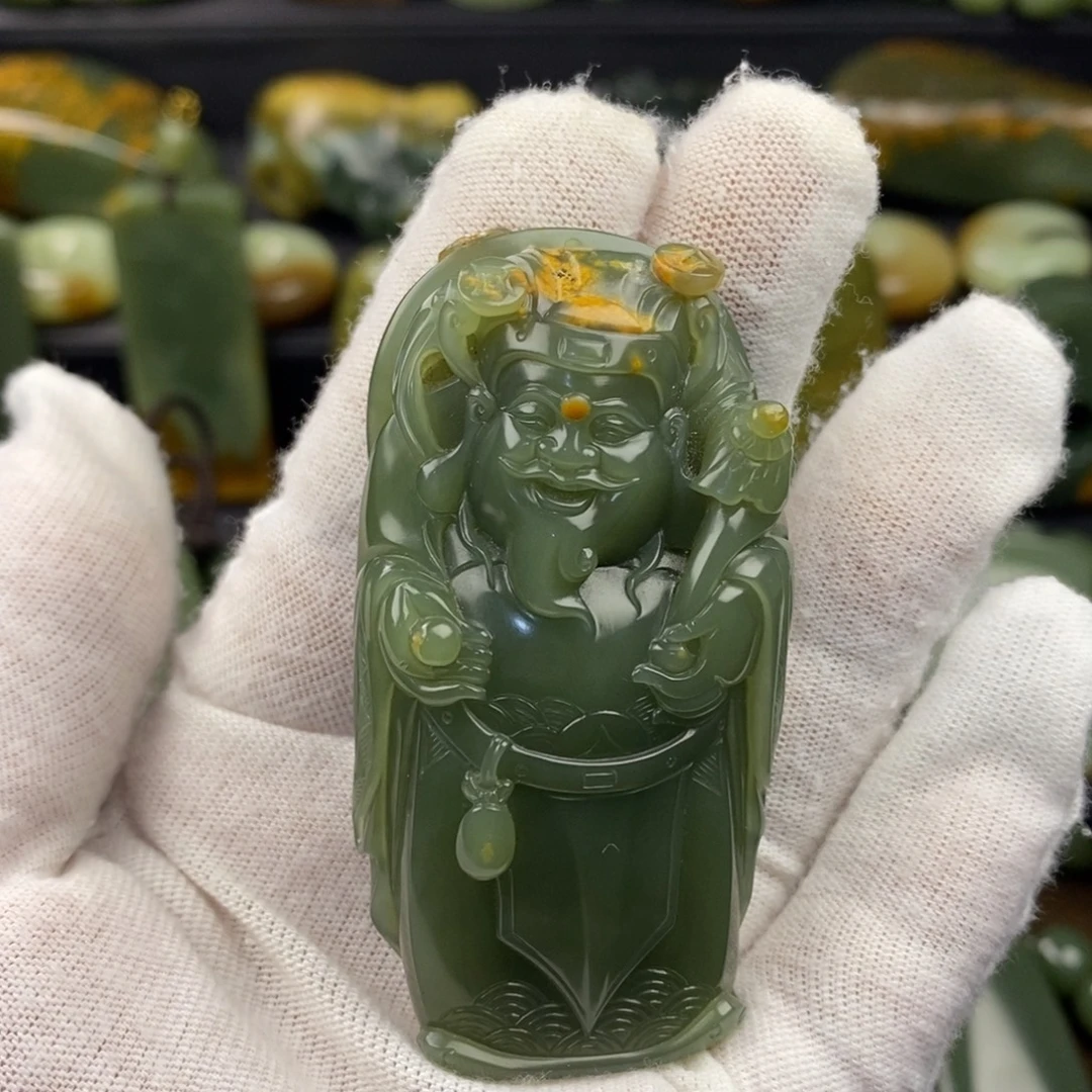 浪***人岫岩河磨玉（透闪石质玉）未镶嵌颈饰