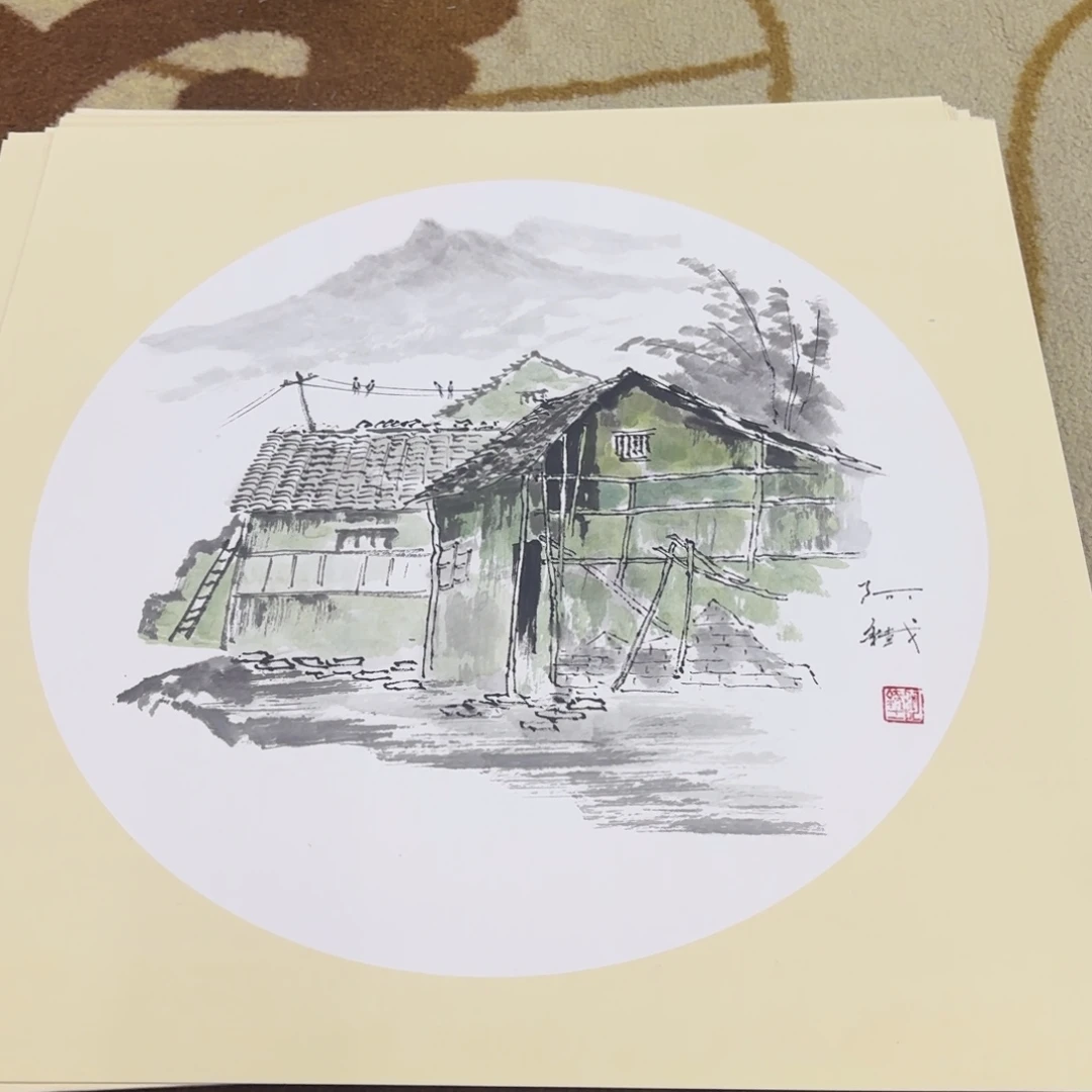 国画50-50卡纸作品童