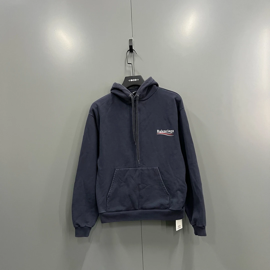 95新 Balenciaga/巴黎世家 a8 可乐帽衫 XS码/101584