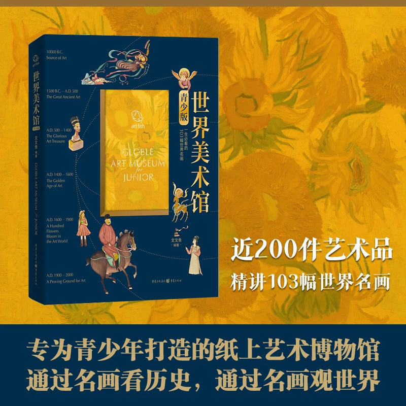 【瑕疵品超值价】世界美术馆青少版 纸上艺术博物馆 103幅世界名画