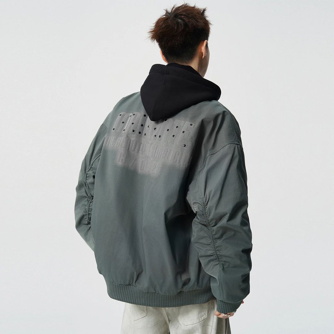 2025冬季新款可拆卸连帽羽绒服男防风短款流光机能风宽松保暖外套