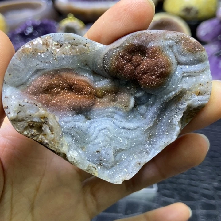 蚕丝爱心未镶嵌水晶