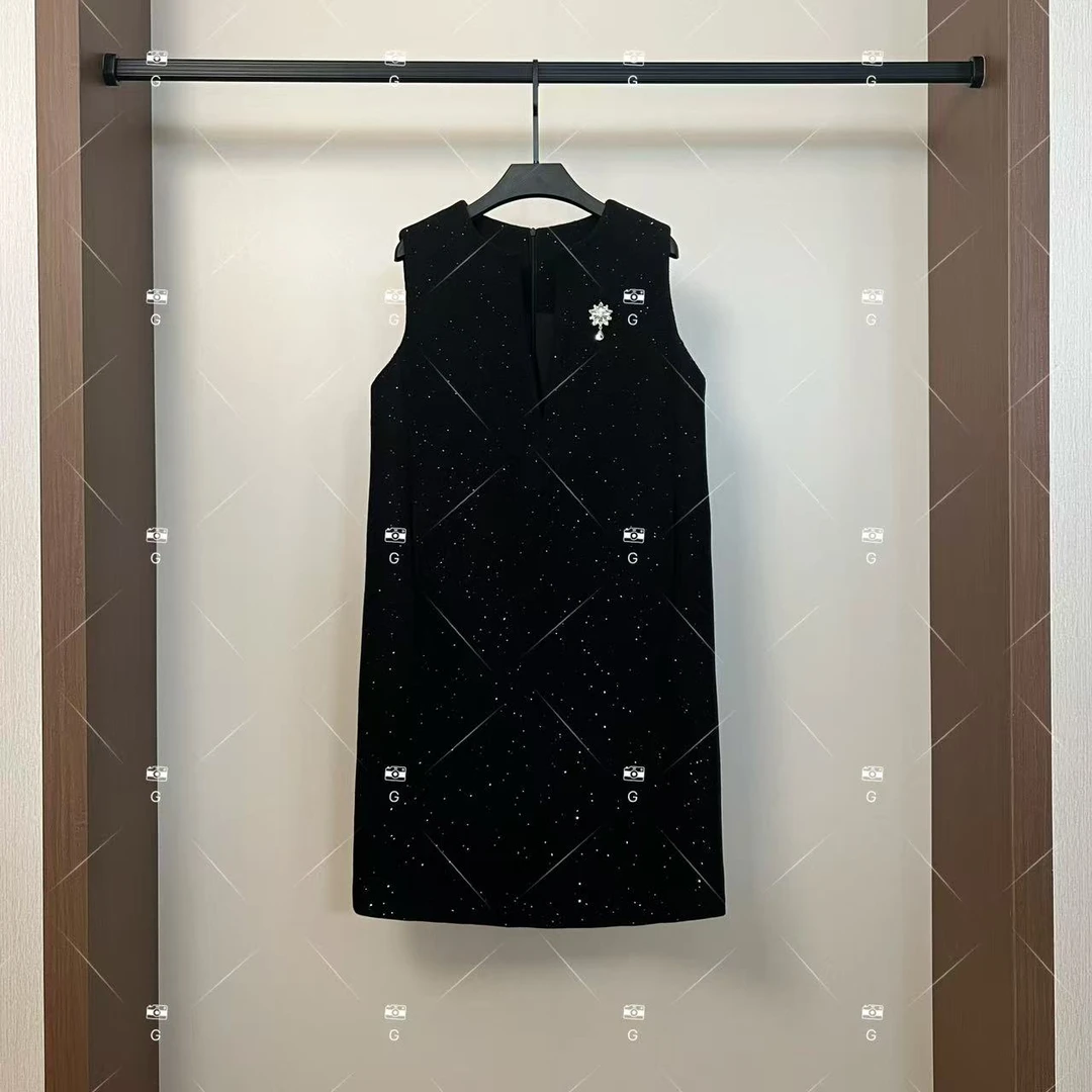 【WW】不褪色复古风显瘦默认款式连衣裙女装轻奢秋冬时尚 H-1385