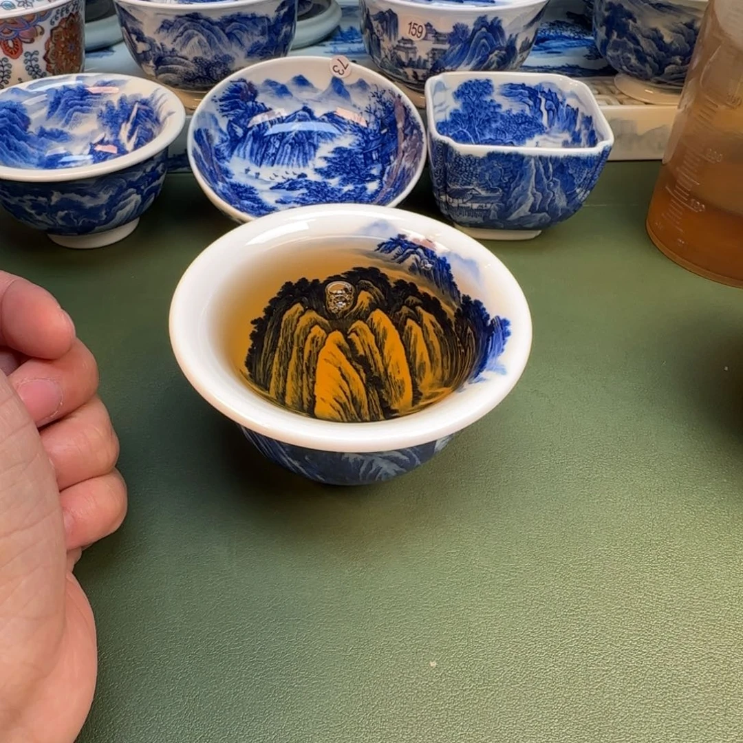 纯手工纯手绘茶具石头5