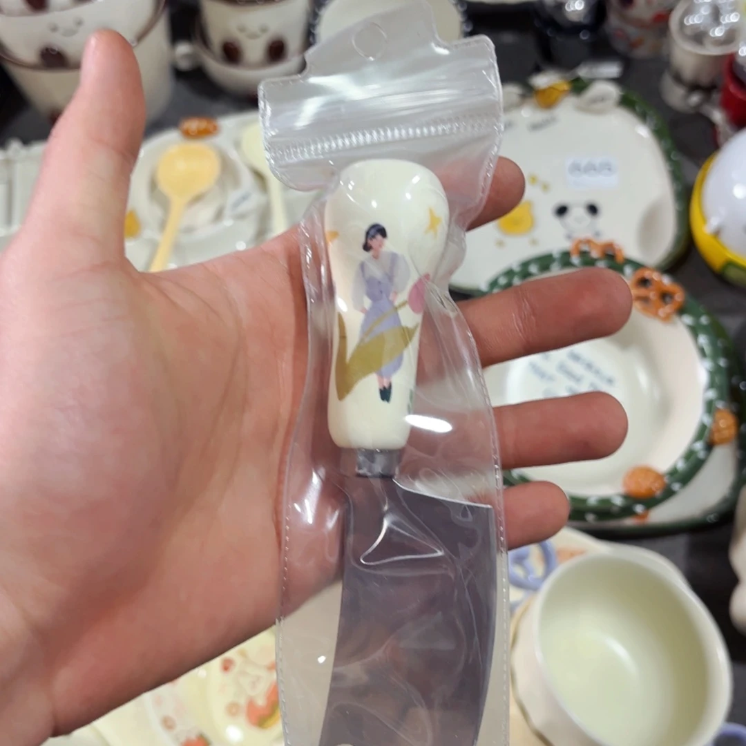 白瓷陶瓷小餐刀水果刀