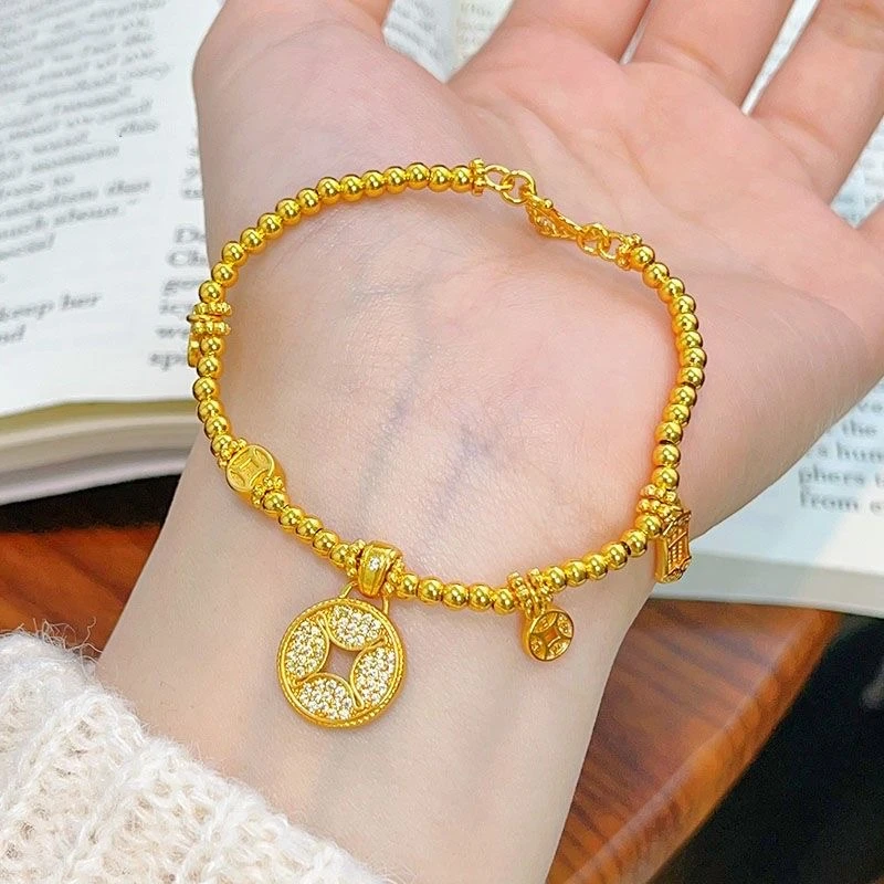 【专柜同款】金钱币手链 原料手工制作 轻奢气质精美时尚