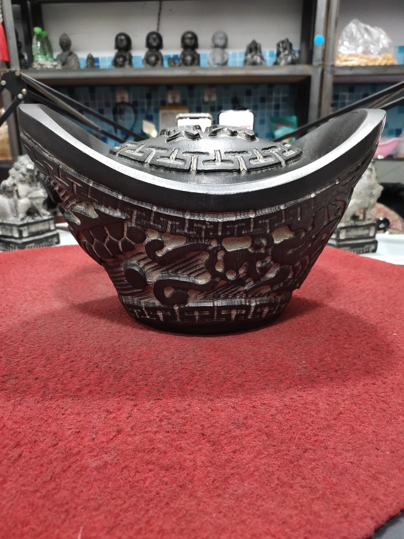 家居饰品桌面摆件元宝重12.6公斤长30高18.5