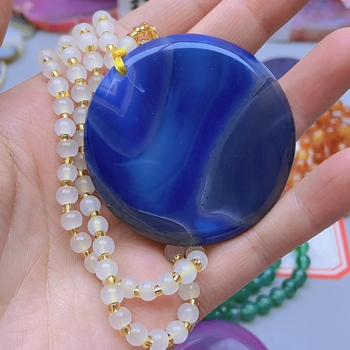 【闪购商品】玛瑙/玉髓珠宝半成品未镶嵌上****陆