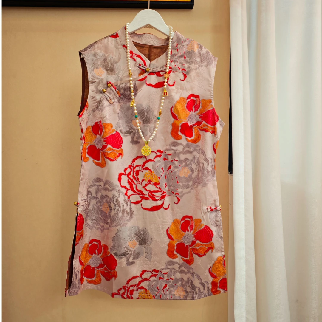 【国色天香】2025夏季新款新中式国风老料短袖-LMR