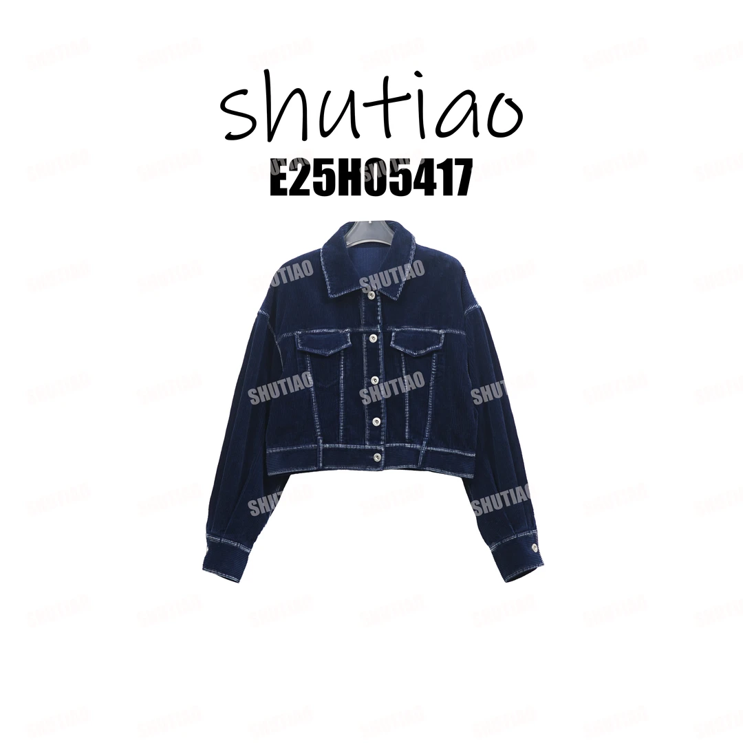【SHUTIAO】2025冬季：新款小众设计款外套E25H05417