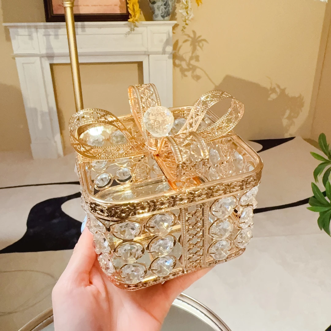 轻奢水晶珠子礼物收纳盒首饰盒