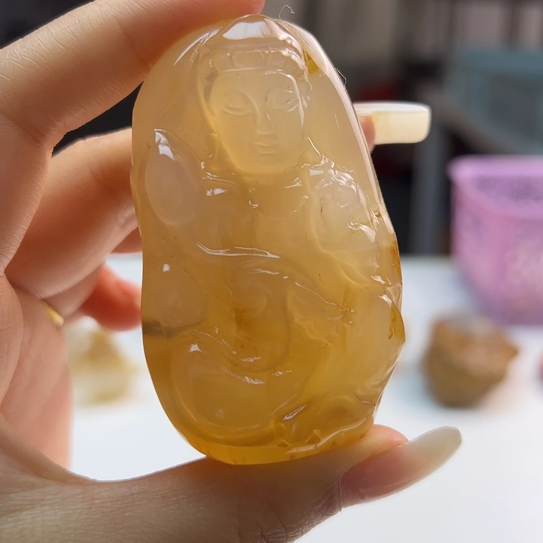 玛瑙/玉髓未镶嵌吊坠(不含链)