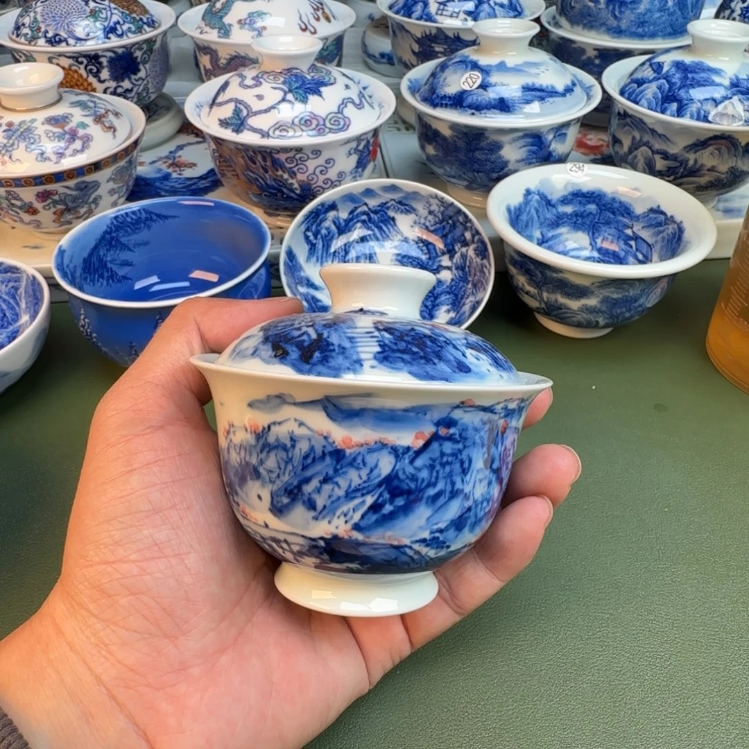 陶纯手工纯手绘茶具234