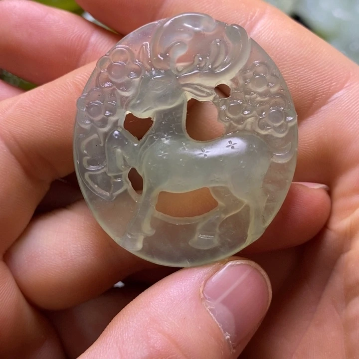 岫玉未镶嵌岫玉颈饰