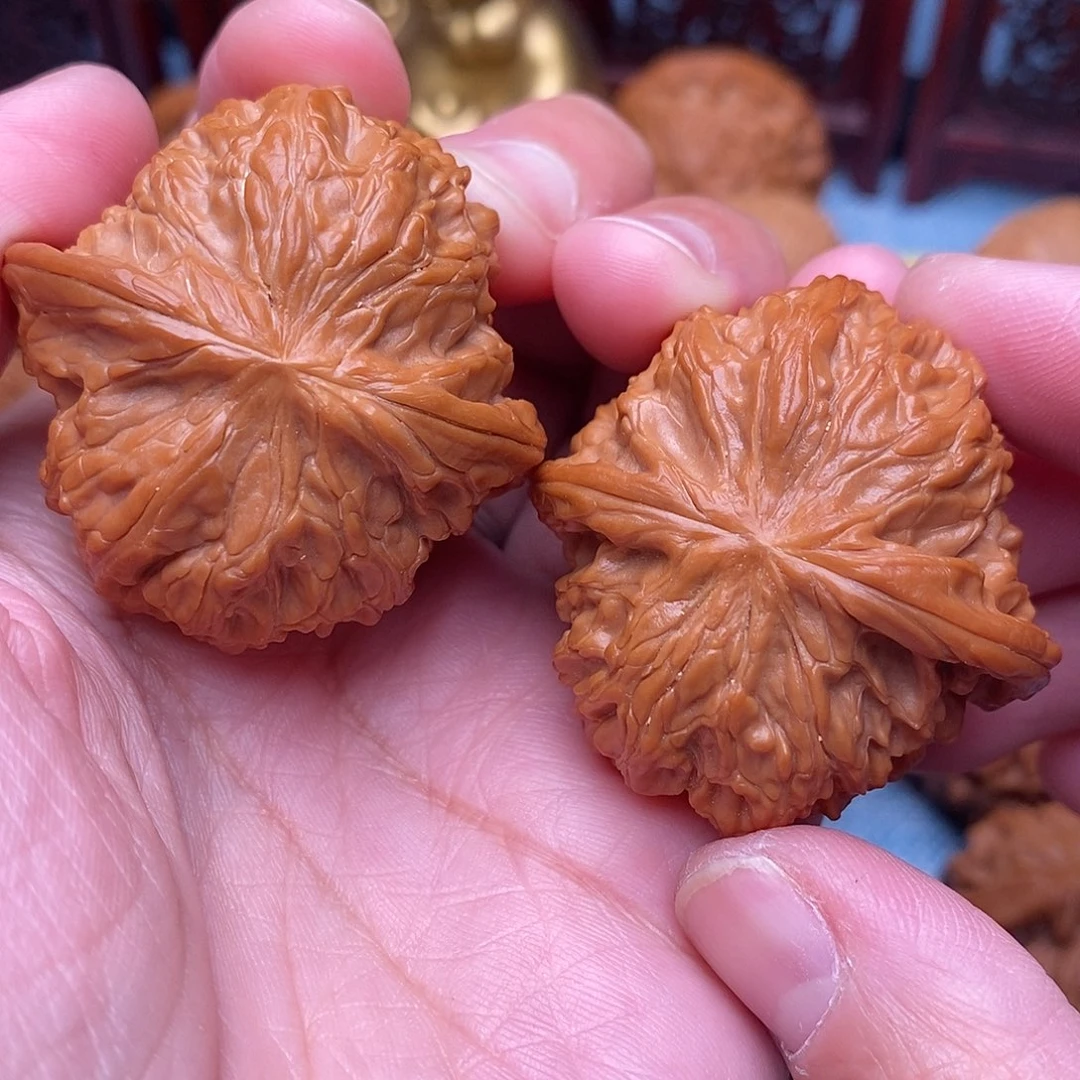 把件文玩核桃全品毕业山地正磨40尺