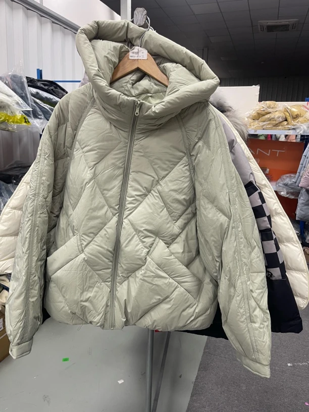 软软泡芙加厚外套绿色