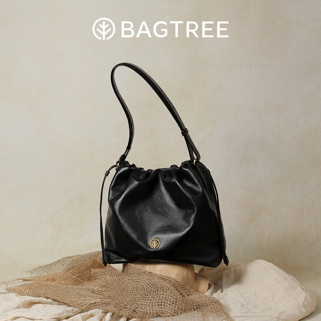 BAGTREE包包树浪迹hobo 大容量垃圾袋通勤斜挎单肩托特包流浪包