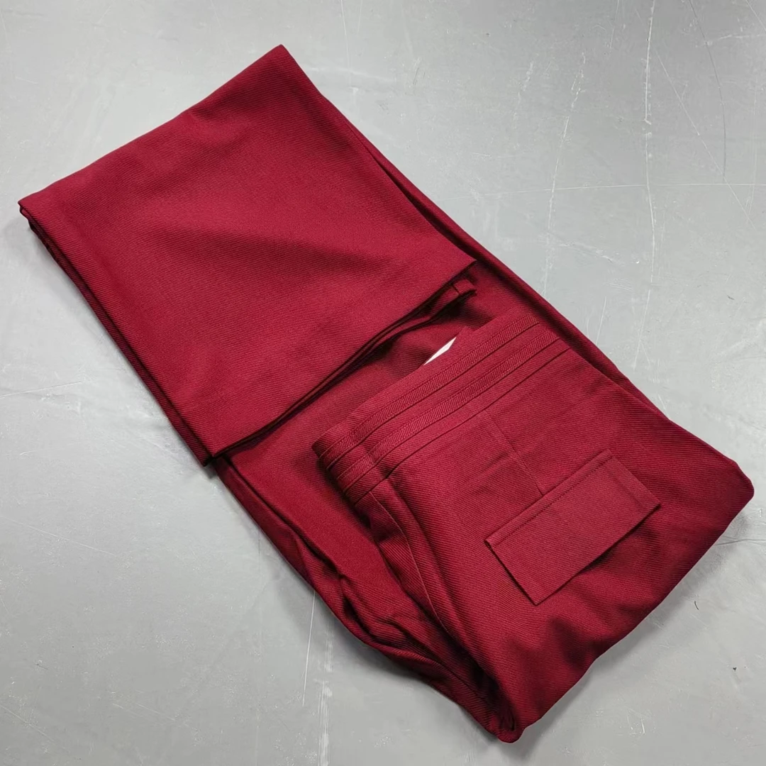 115号【南油玲姐】红色休闲裤68028