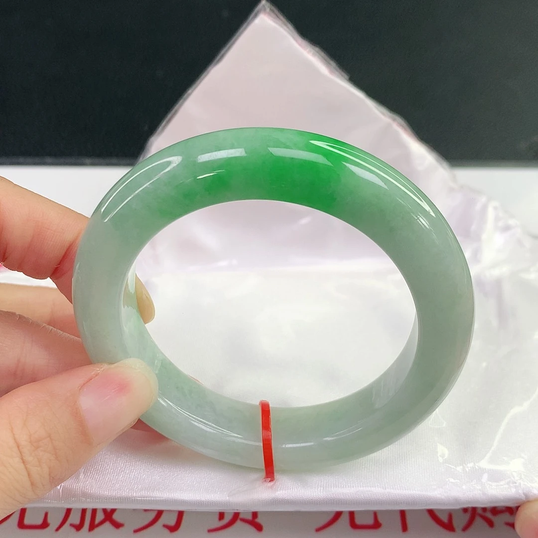 翡翠手镯未镶嵌缅甸天然翡翠A货手镯005