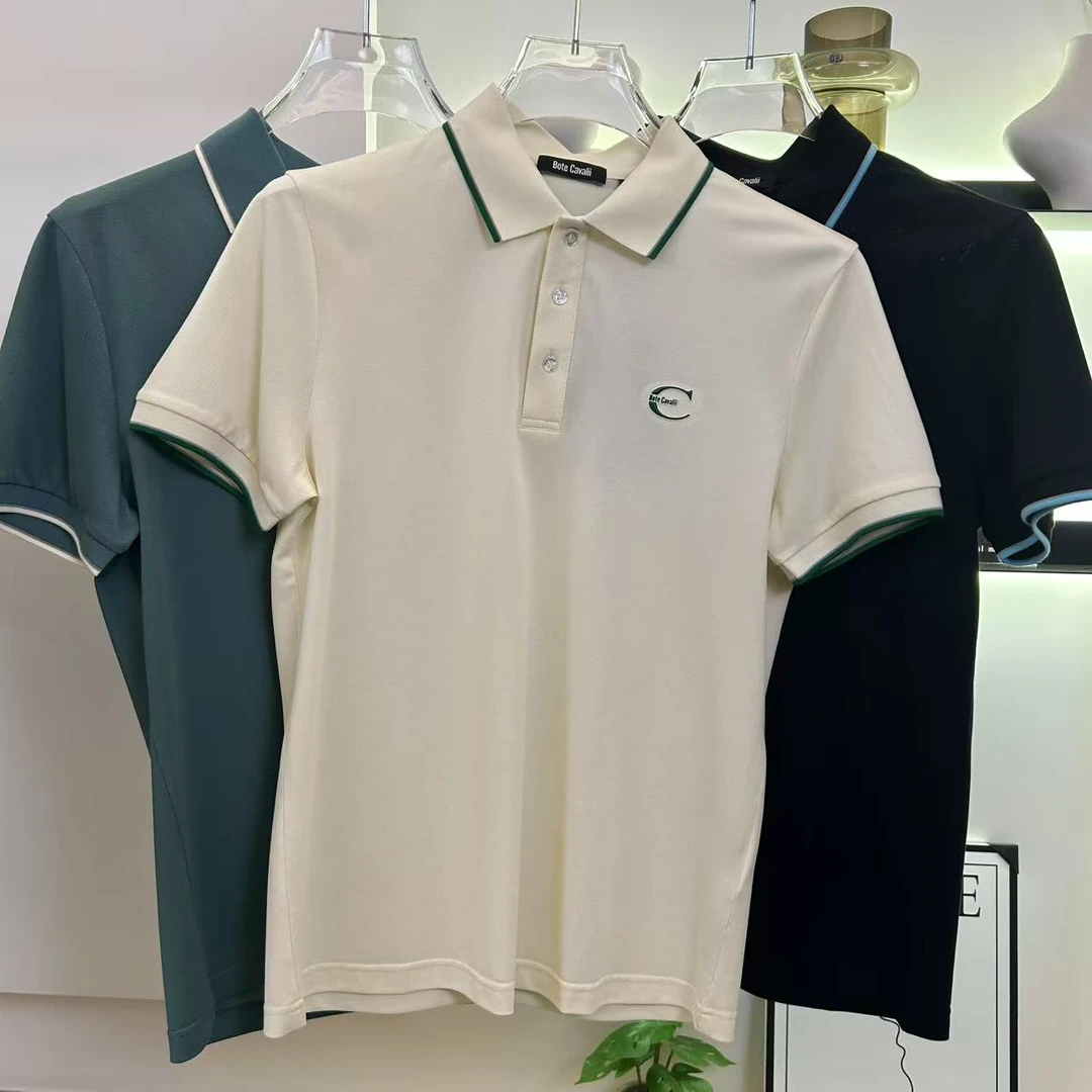 【卡瓦某某】欧货轻奢休闲潮流个性气质男士高端Polo衫短袖夏季翻领