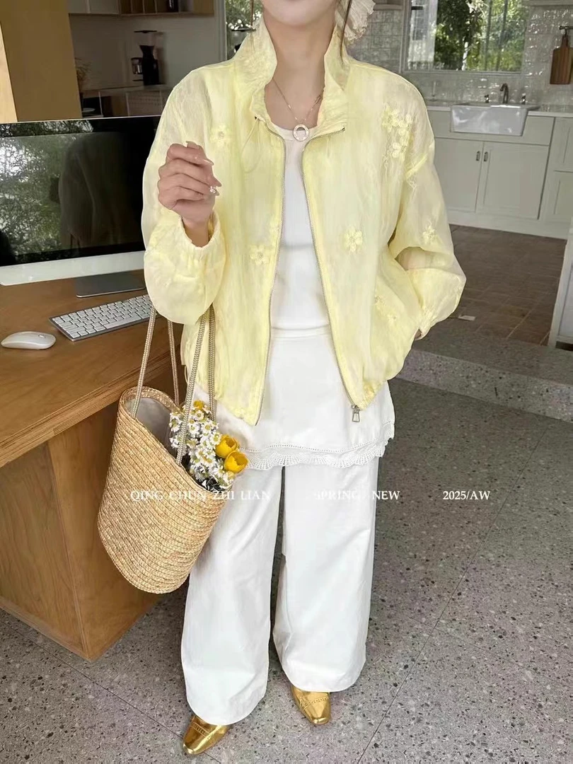 新疆包邮连帽短外套女春秋春季新款时尚休闲显瘦百搭